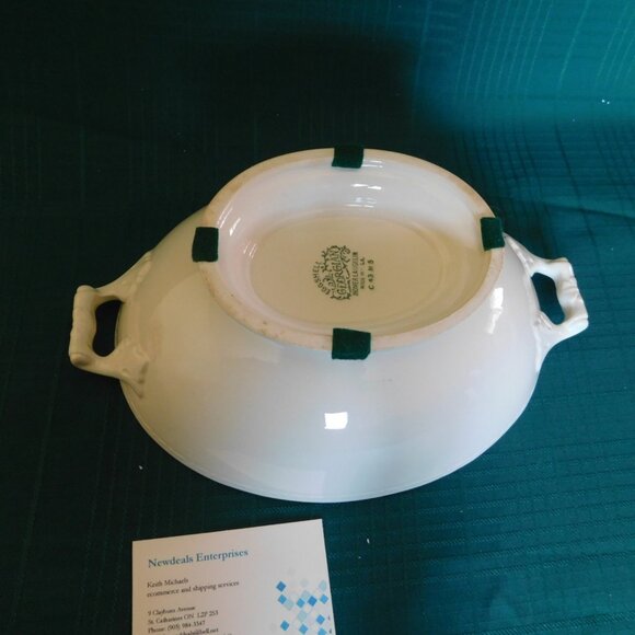 (Sold) Homer Laughlin China (1950) Eggshell Georgian oval vegetable no lid VGU - Picture 5 of 6